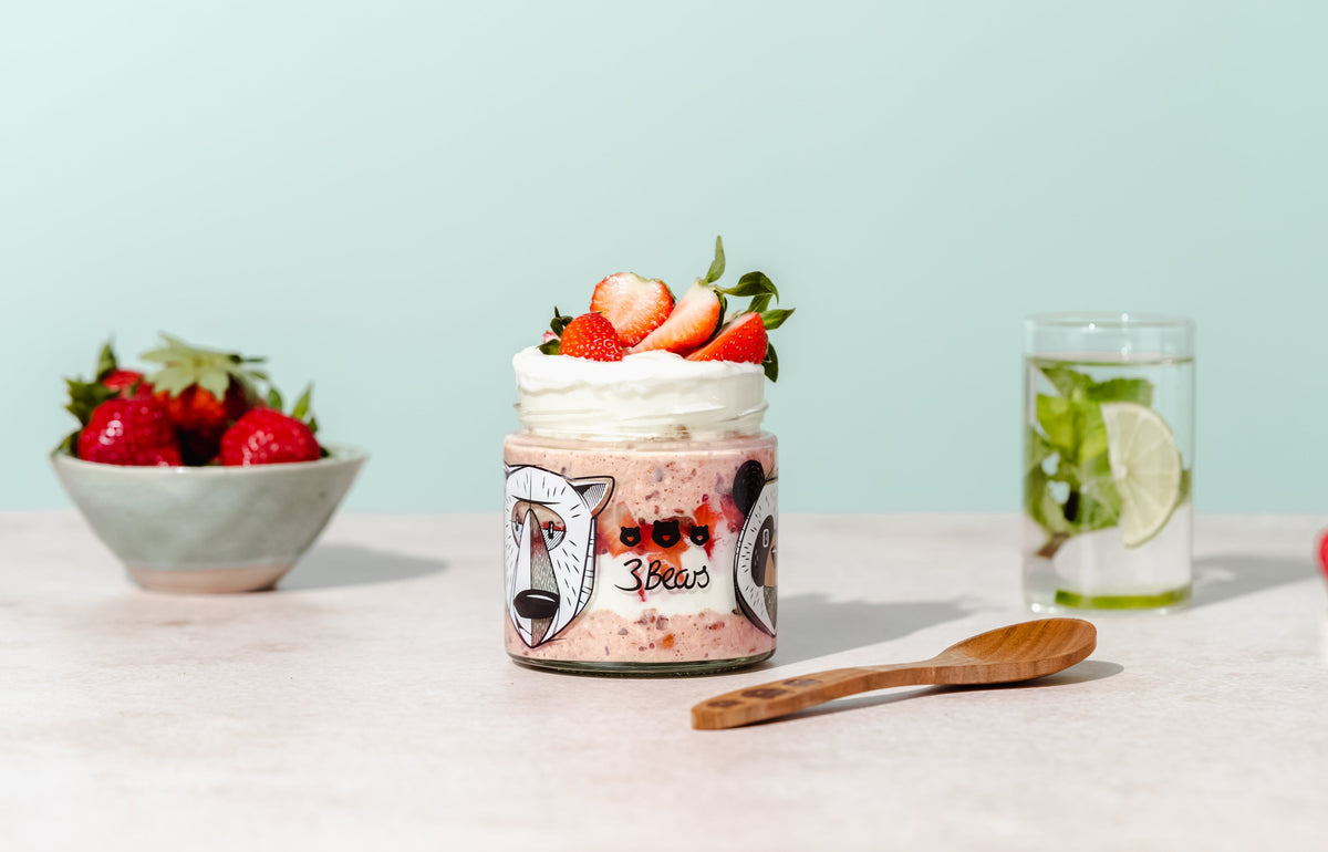 Erdbeertraum Overnight Oats