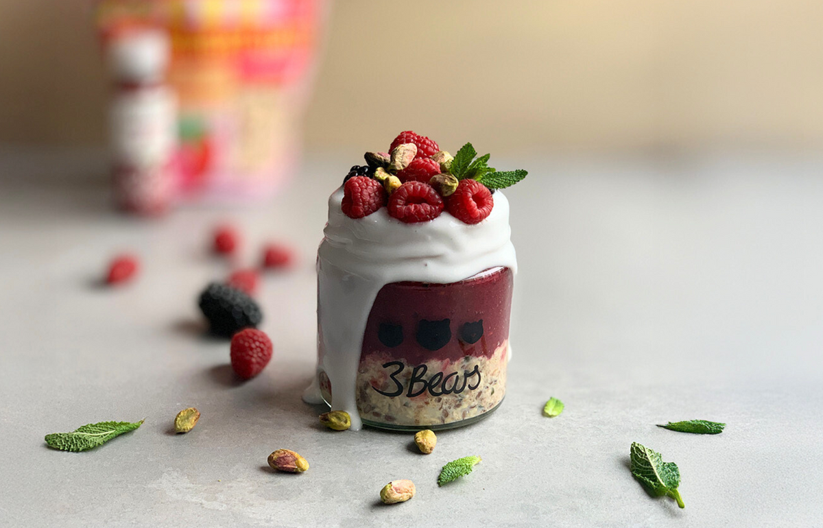 Beeren Shot Overnight Oats – Schnell & perfekt für den Sommer