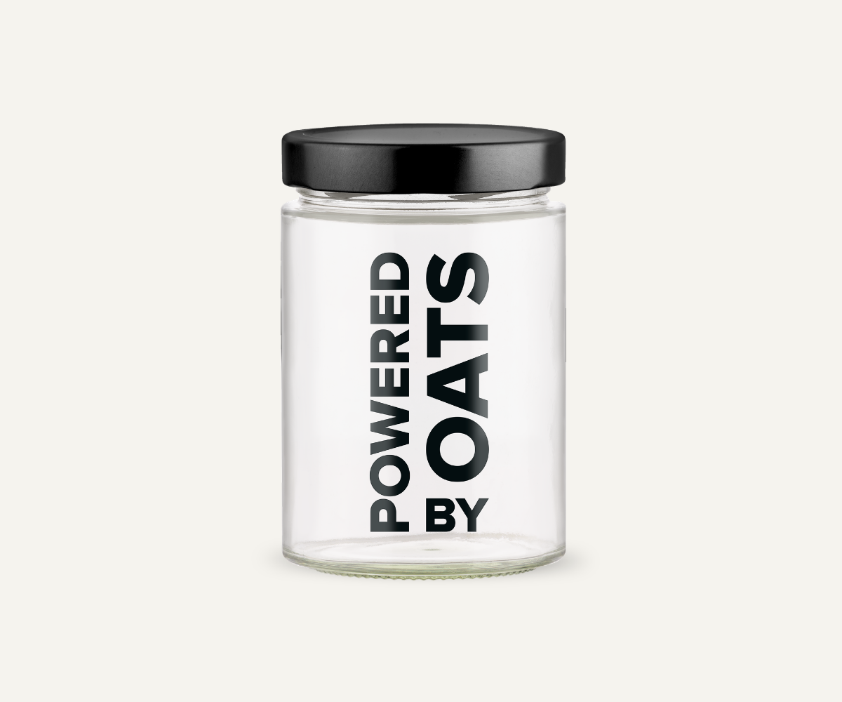 Overnight Oats Jar Extra Large 580ml capacity for meal prep 